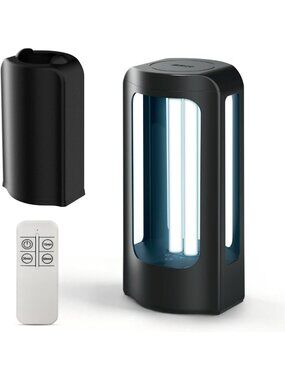 27W UV Light Sanitizer with Remote Timer - LED UVC Disinfection Lamp